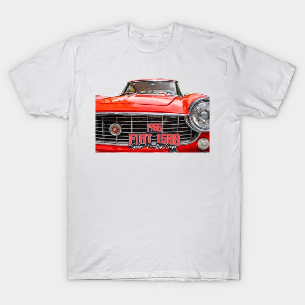 1966 Fiat 1500 Spider Hardtop Coupe T-Shirt by Gestalt Imagery